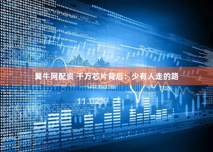 翼牛网配资 千万芯片背后：少有人走的路